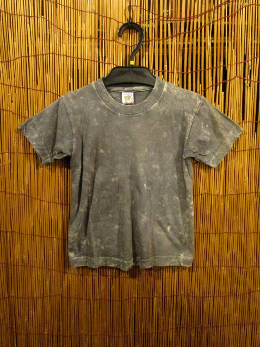 【100cm】⑩新品*男女兼用*コットン素材*キッズサイズ*ストーンウォッシュ*半袖*Tシャツ拍卖
