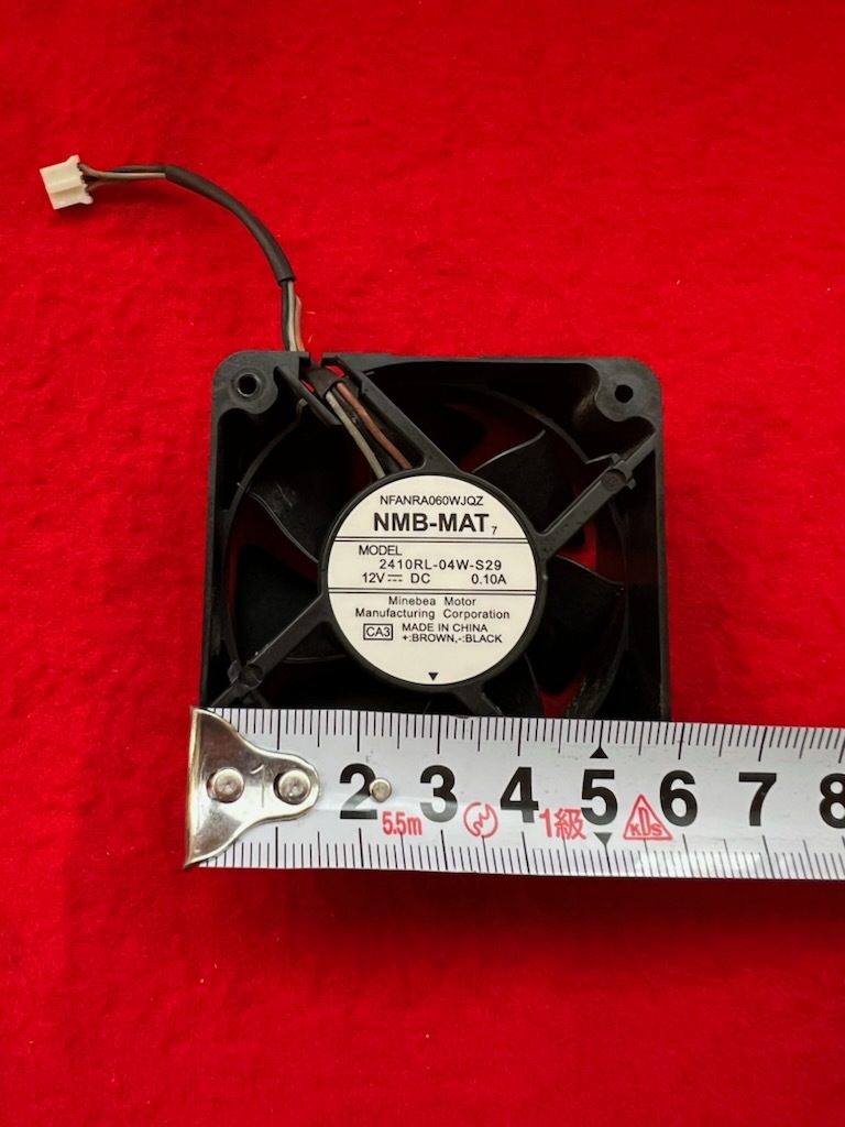 レコーダー用 ファン NMB-MAT7 2410RL-04W-S29 12V 動作確認済み(n85)拍卖