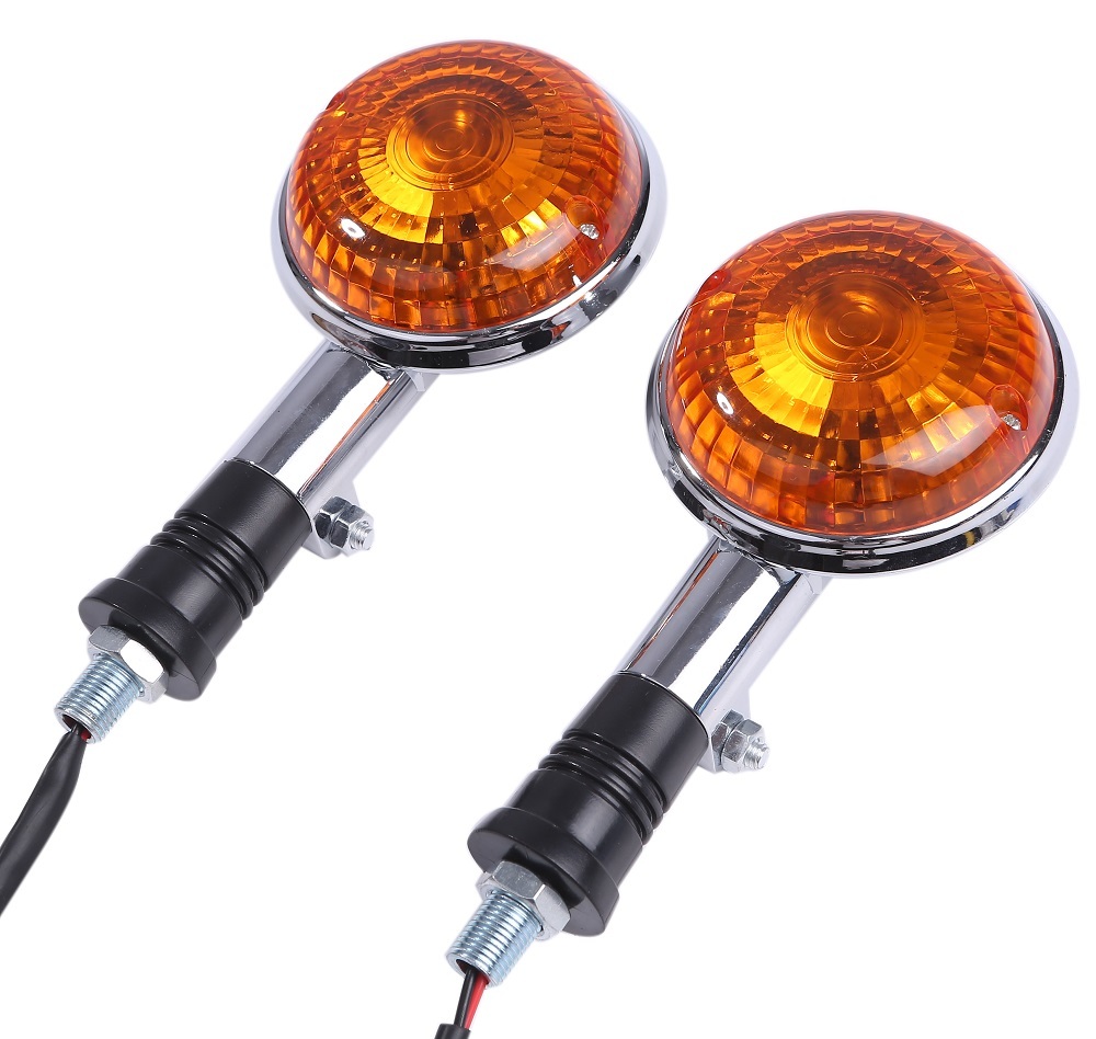 ヤマハ ウインカー 2個 セット V-MAX XV ビラーゴ ドラッグスター 250 400 アンバー KRB126拍卖