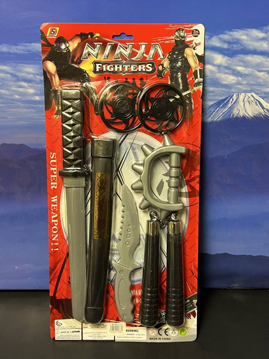 NINJA 忍者 小道具 武器 模造刀 武具 日本刀 手裏剣 ヌンチャク ナイフ 刀剣 忍者刀 おもちゃ パーティグッズ 子供 プレゼント拍卖