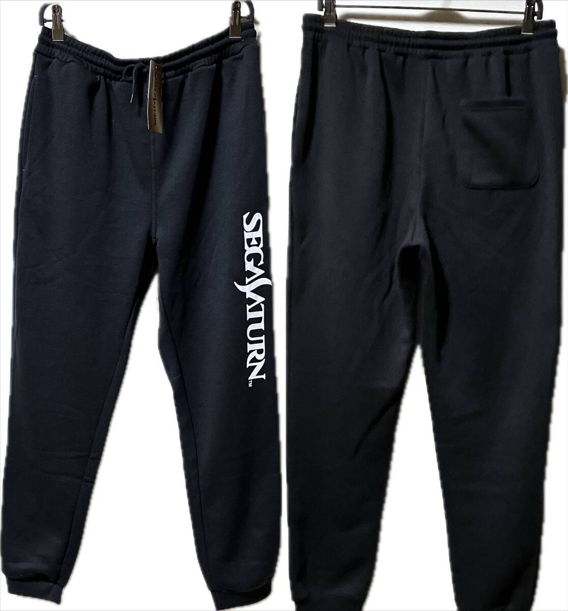 ★ SEGA SATURN (セガサターン) ★ 裏起毛スウェットパンツ L~LLサイズ 黒色 セガサターン30周年 ジョガーパンツ (タグ付き新品未着用) 拍卖