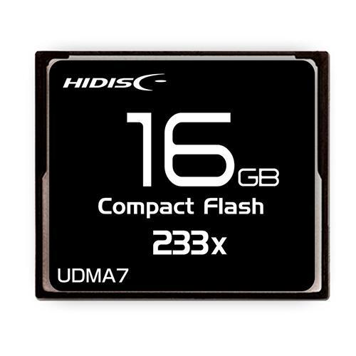 コンパクトフラッシュ CFカード 16GB MLCチップ搭載 HIDISC/HDCF16G233XJP3/0240/送料無料メール便拍卖
