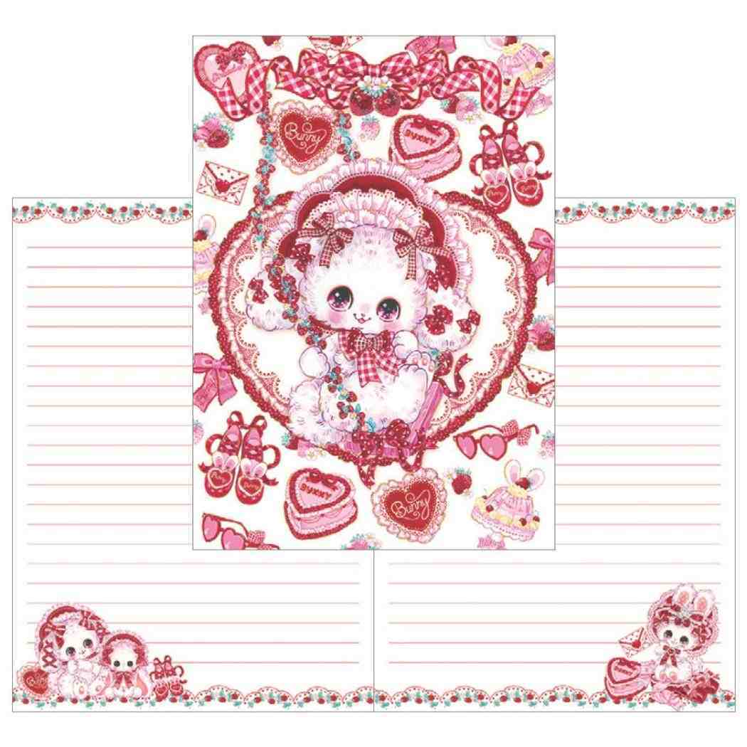 飴ノ森ふみか 横罫ノート B6ノート いちごレトロ クローズピン 新学期準備文具 ガーリーイラスト グッズ拍卖