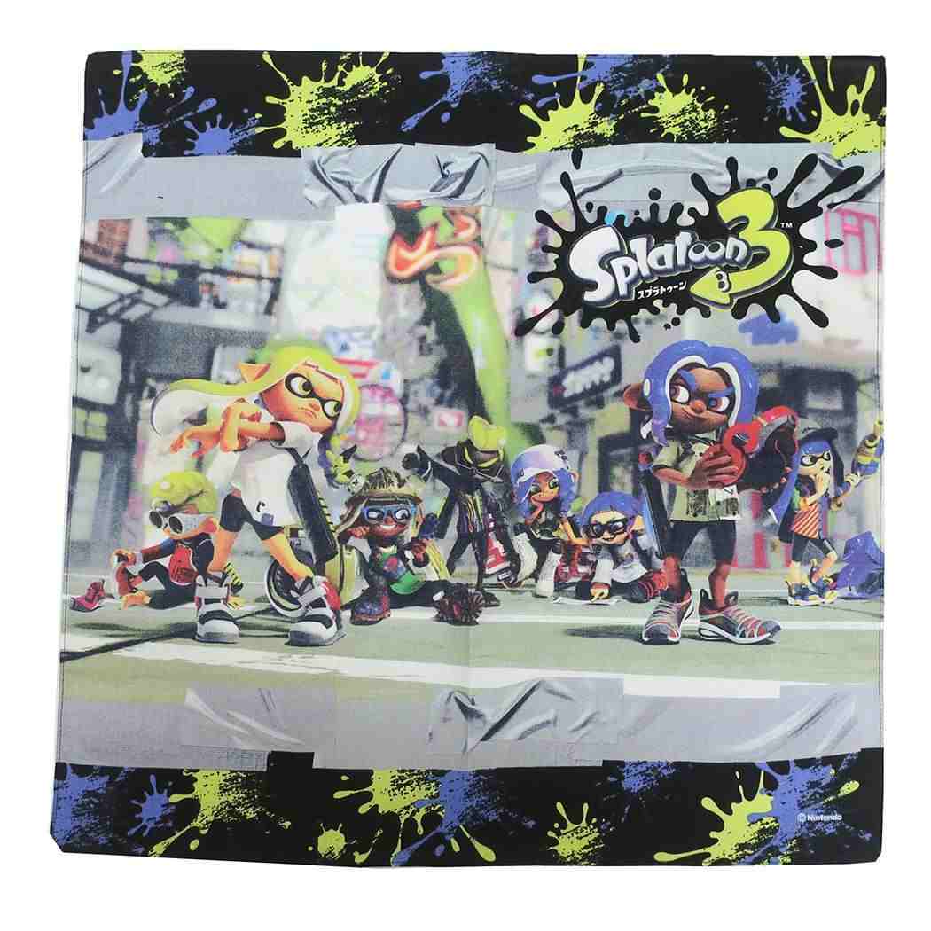 スプラトゥーン3 コットンナフキン ランチクロス A サンアート 新学期準備雑貨 お弁当布 キャラクター グッズ拍卖