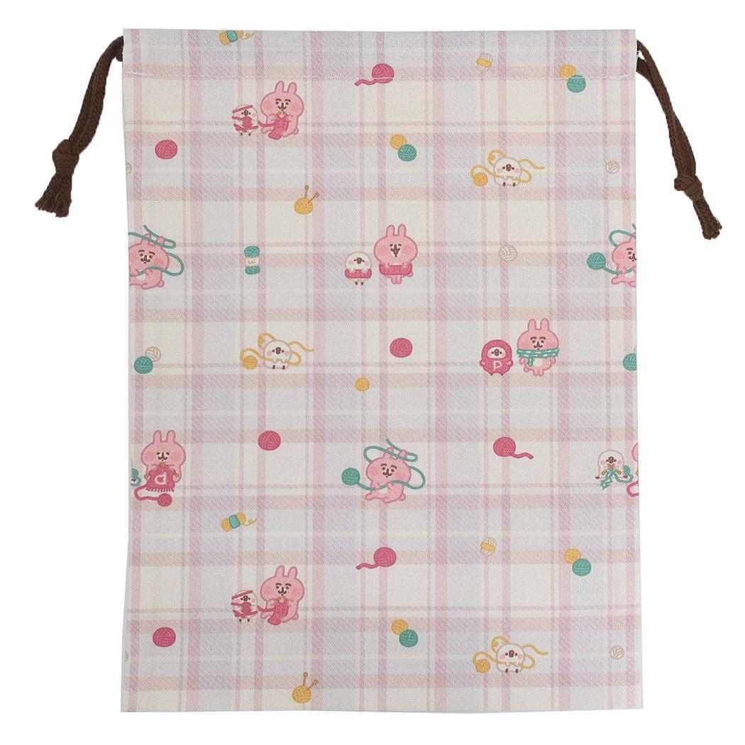 カナヘイの小動物 巾着袋 きんちゃくポーチ チェック ワタナベ 小物入れ キャラクター グッズ拍卖