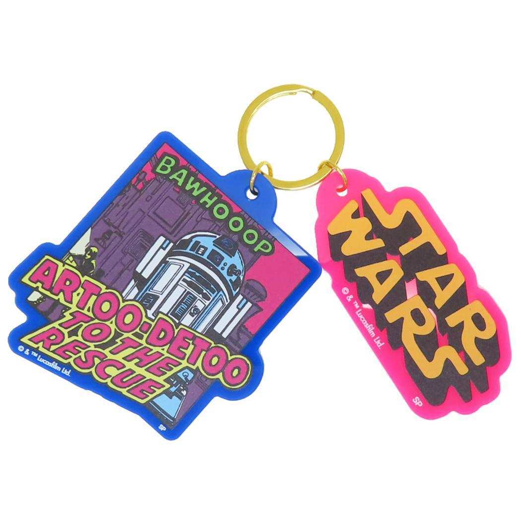 スターウォーズ キーリング カラーアクリルキーホルダー R2-D2 コミック STAR WARS スモールプラネット コレクション拍卖