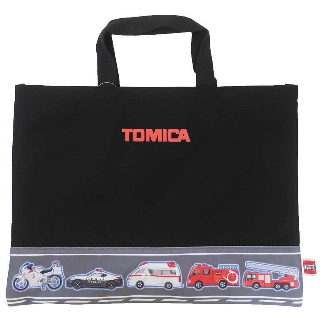 トミカ お稽古かばん レッスンバッグ クロ 新入学 TOMICA マルヨシ 新学期準備雑貨 キャラクター グッズ拍卖