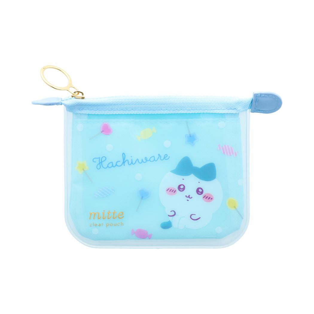 ちいかわ ミニポーチ クリアポーチミニ フラット mitte ハチワレ サンスター文具 小物入れ キャラクター グッズ拍卖