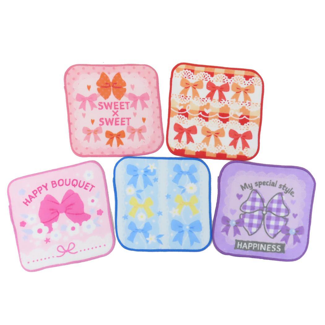 ピッコリーノ ミニタオル デコレートリボン 5枚組 丸眞 入園入学準備雑貨 キャラクター グッズ拍卖