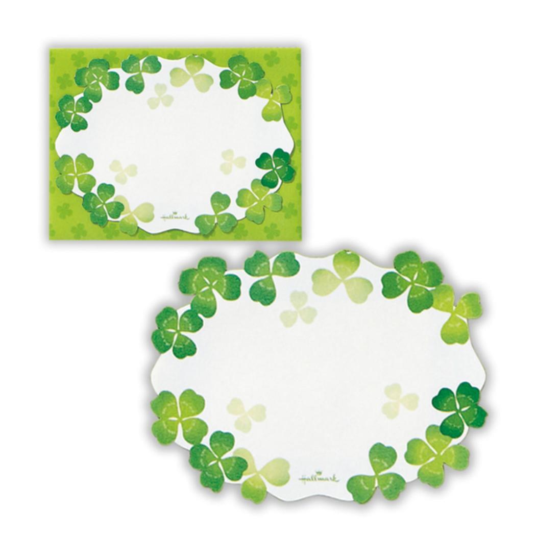 メッセージカード ミニメッセージカードセット 5枚セット サークルクローバー2 日本ホールマーク プレゼントカード カード&封筒拍卖