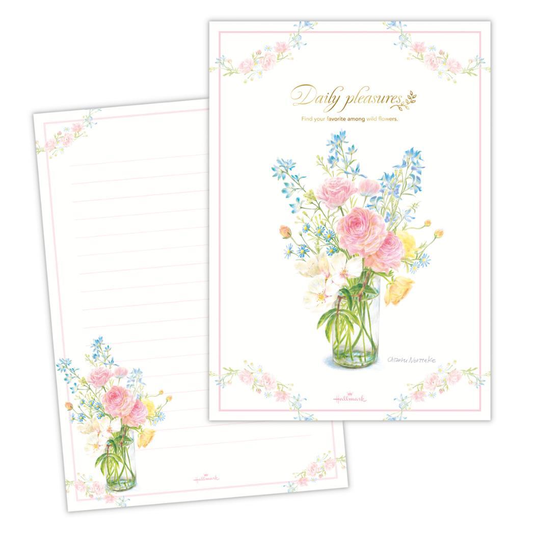 便箋 レターパッド デイリープレジャーズ 日本ホールマーク 手紙 便せん グッズ拍卖