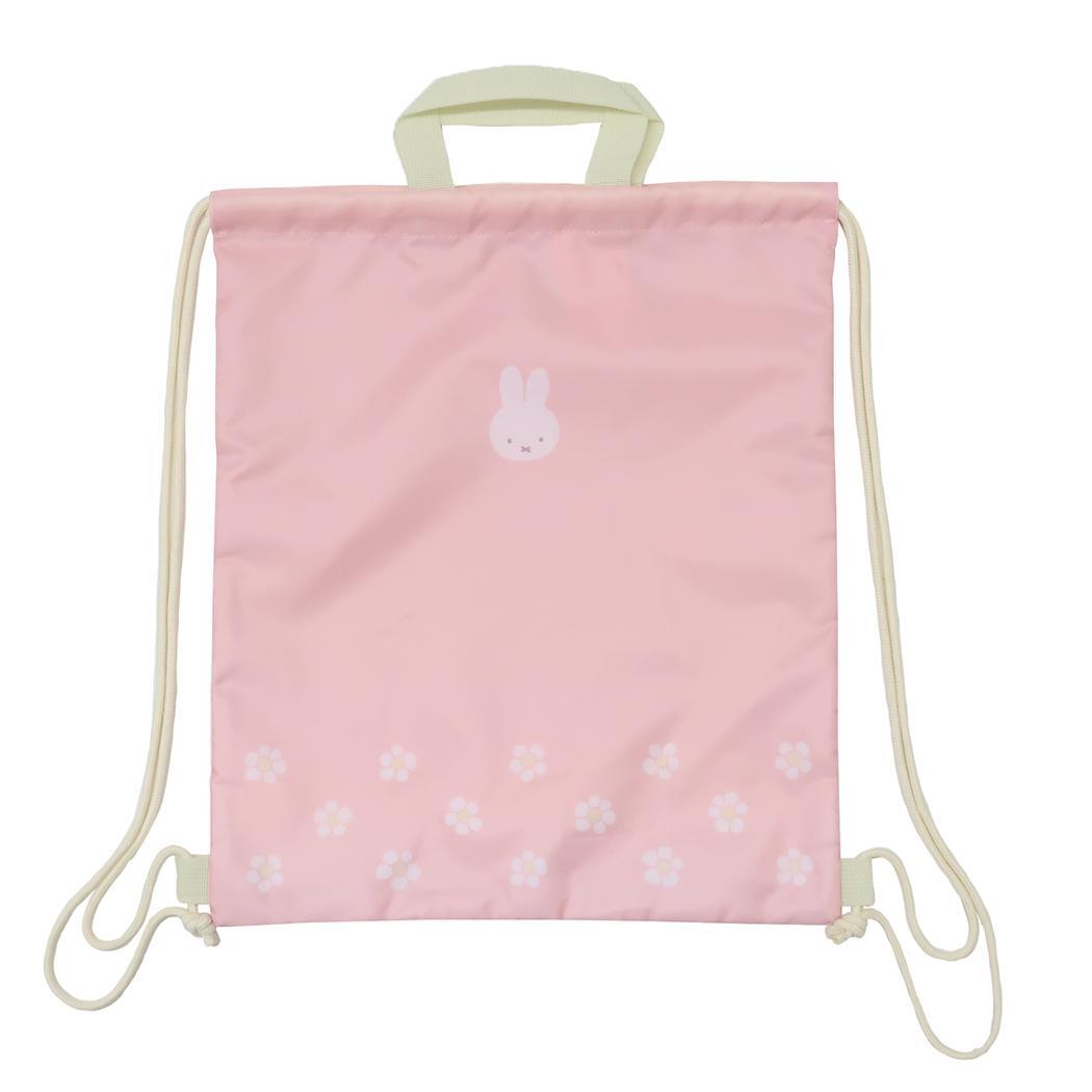 ミッフィー ナップサック 体操服かばん 単柄 ピンク ポリエステルシリーズ 新入学 ディックブルーナ アートウエルド 体操着入れ拍卖