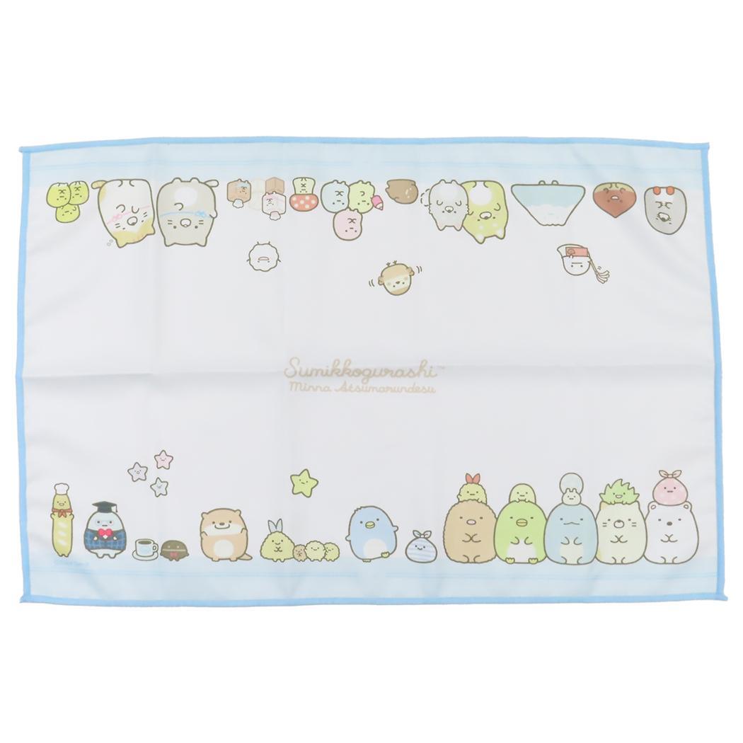 すみっコぐらし ランチーフ 給食クロス ワイドランチクロス みんなあつまるんです サンエックス ティーズファクトリー お弁当包み拍卖