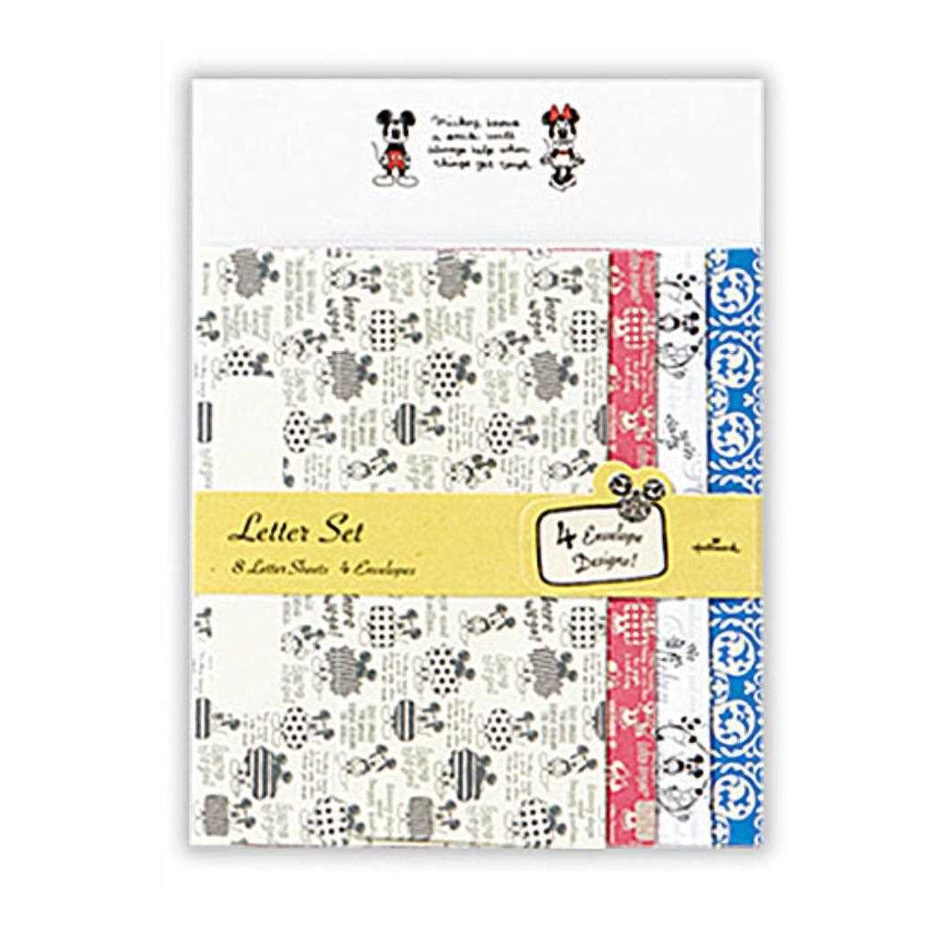 ミッキー&ミニー 手紙セット レターセット DNスマイルM&M2 ディズニー 日本ホールマーク 便箋&封筒 キャラクター かわいい拍卖