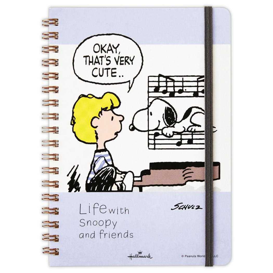 スヌーピー リングノート B6 サイズ SNLFブルー Life with Snoopy and Friends ピーナッツ 日本拍卖