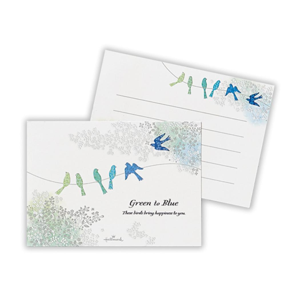 便箋 ひとことふたこと箋 ひとこと幸せを運ぶ鳥2 日本ホールマーク ミニ便せん メモ帳 グッズ拍卖