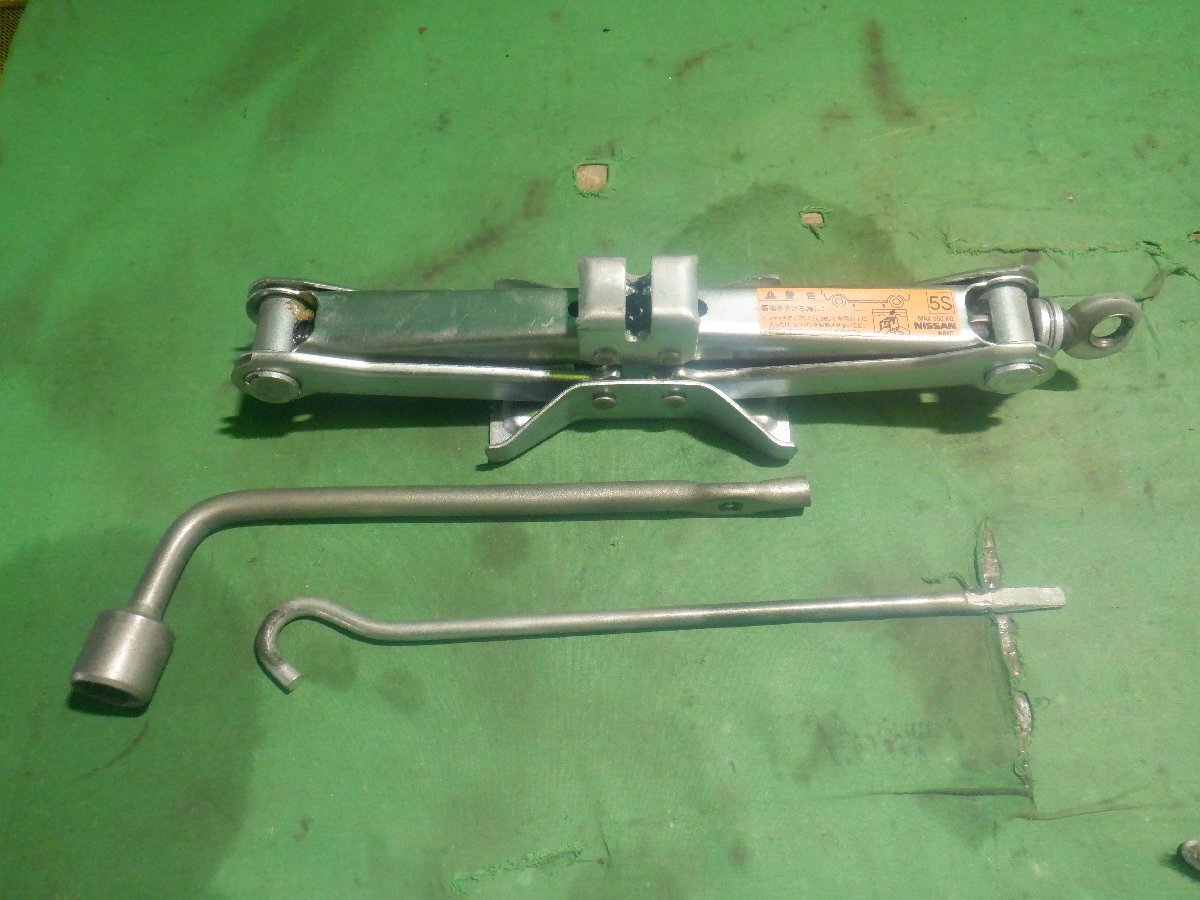 【C】日産 キューブ NZ12/Z12 純正 ジャッキセット 車載工具 3点セット MAX950kg 21㎜拍卖