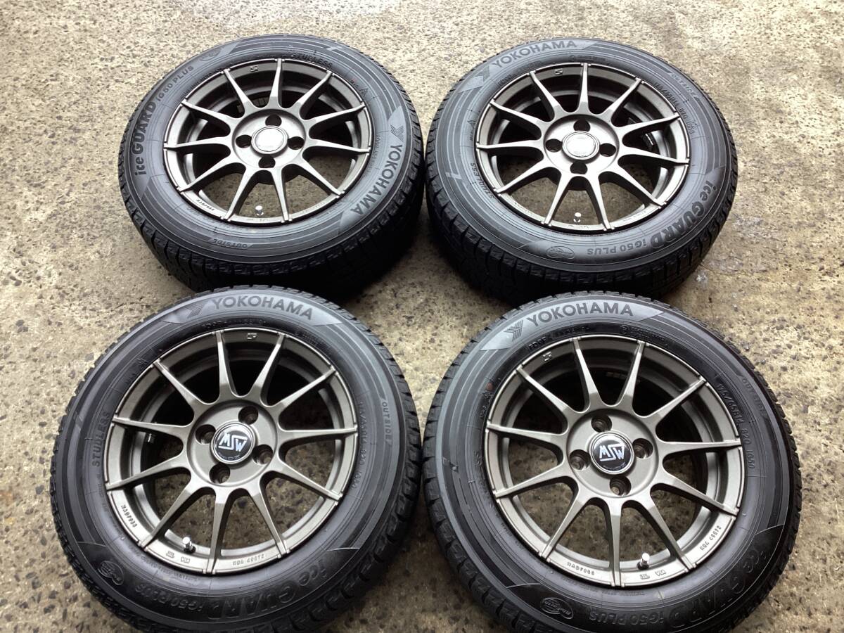 M8029 MSW 14インチ 6J +35 98/4H&175/65R14 スタッドレス 4本 FIAT 500 フィアット拍卖