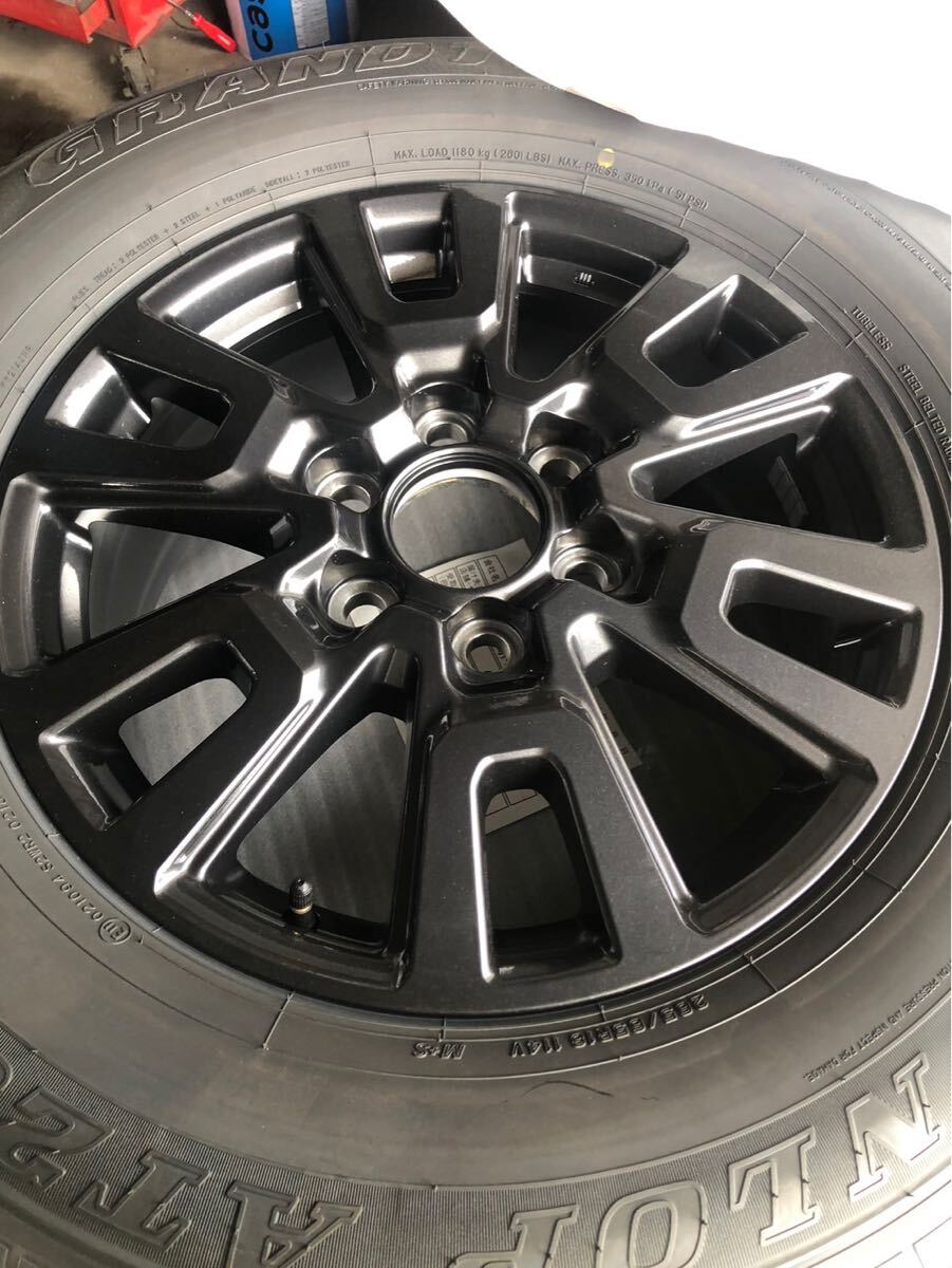 250系 ランクル 純正 アルミホイール+夏タイヤ×4本 235/65R18 DUNLOP拍卖
