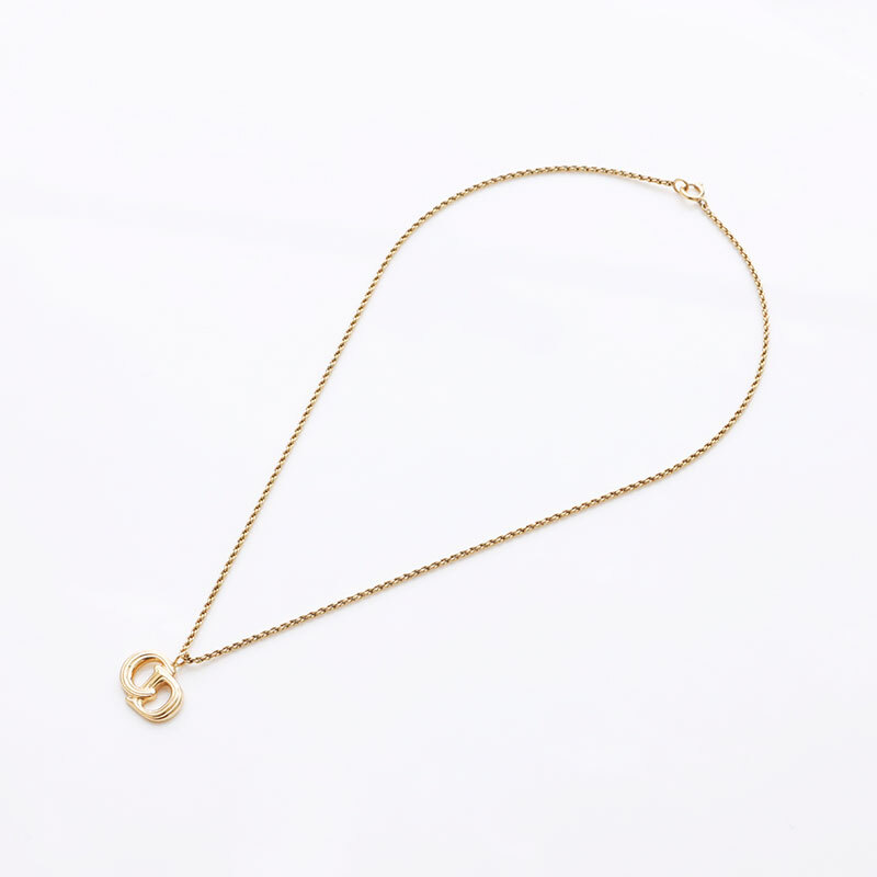 クリスチャンディオール Christian Dior ネックレス CDロゴ ゴールド拍卖