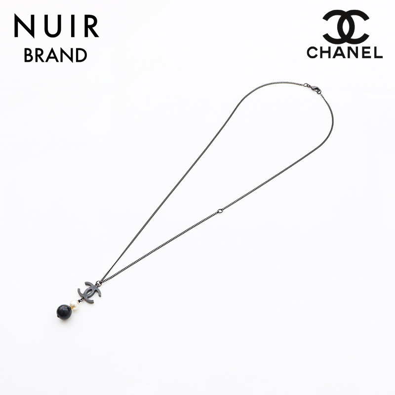 シャネル CHANEL ネックレス B14B ココマーク ブラック拍卖