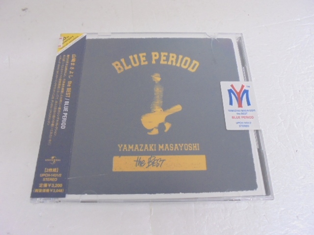 【KCM】tana-243★ケース割れ未使用保管品★山崎まさよし/the BEST BLUE PERIOD CD アルバム セロリ One more time,One more chance拍卖