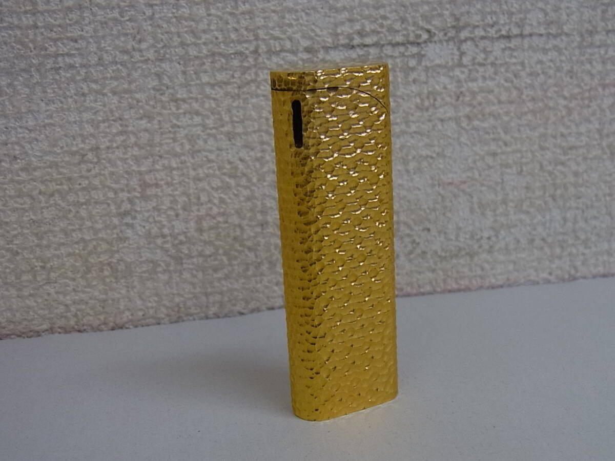 170123K68-0126K■マルマン Maruman■ガスライター DL-31 K18GP 金色 着火確認済み/中古品拍卖