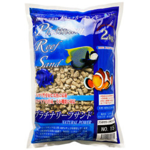 JUN プラチナリーフサンド NO.15 2kg 天然サンゴ砂・粗目大拍卖