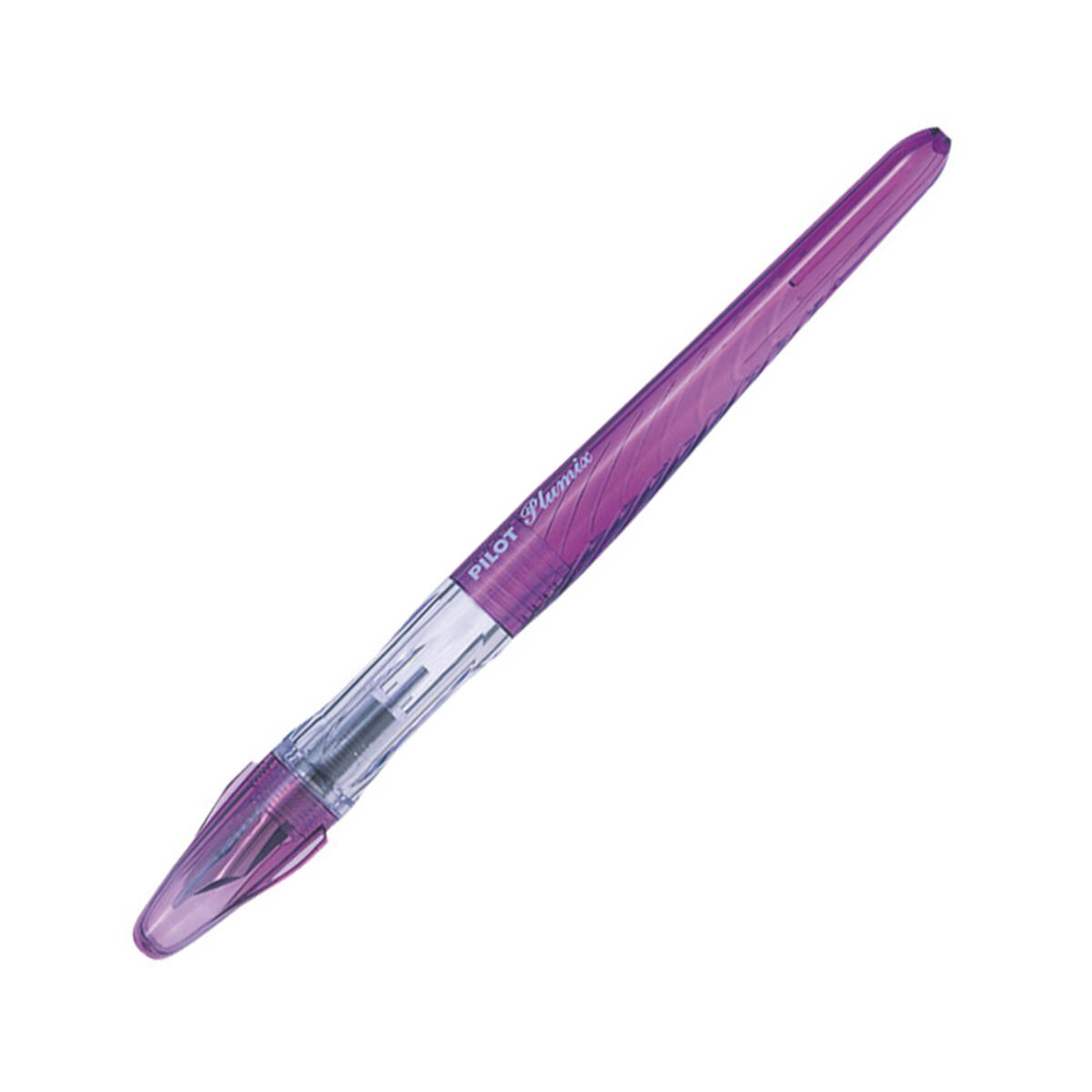【廃番稀少】パイロット PILOT Plumix 万年筆 イタリック M 中字 ヨーロッパ規格 紫 パープル Fountain Pen Purple Rare拍卖
