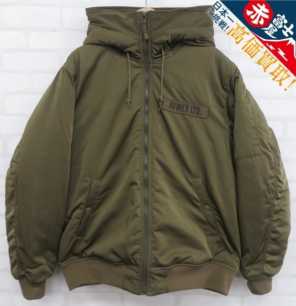 3J5776/AVIREX ミリタリーフーデッドジャケット アヴィレックス パーカー拍卖