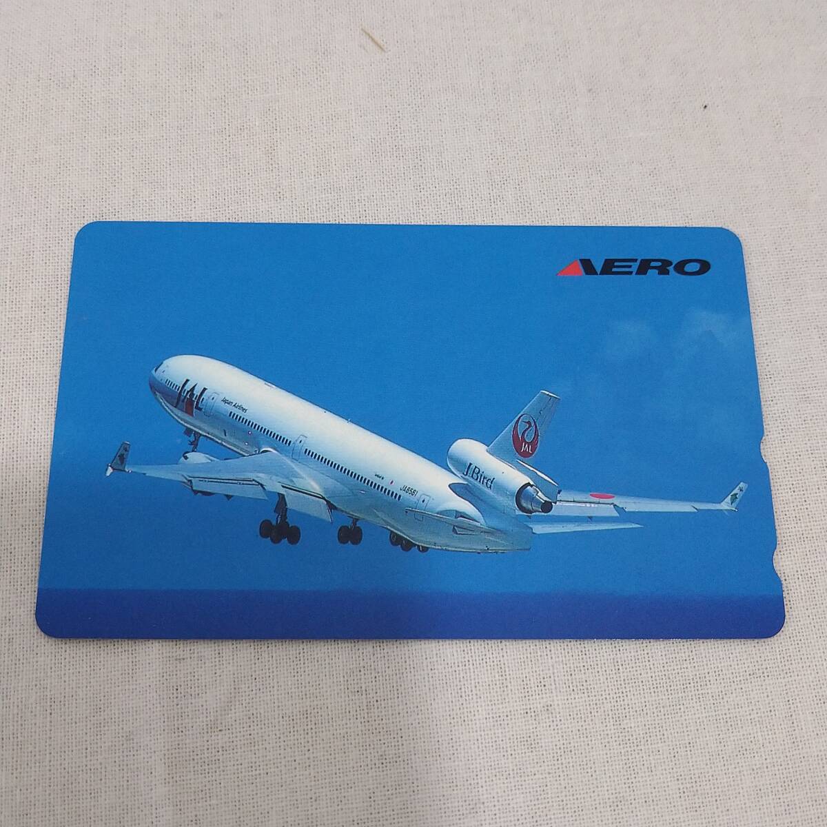 【希少】AERO JAL J-Bird テレカ 50度【テレホンカード 当時物 日本航空 飛行機 旅客機 航空機 乗り物 コレクション レア 貴重】48拍卖
