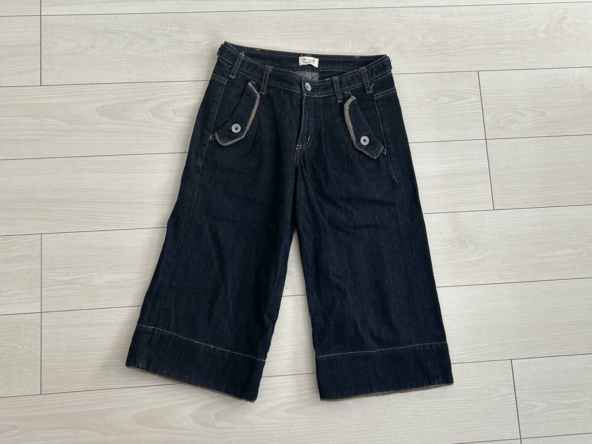 ★Westwood Outfitters ウエストウッド アウトフィッターズ ハーフ デニムパンツ 切り替え Mサイズ フラップポケット★拍卖