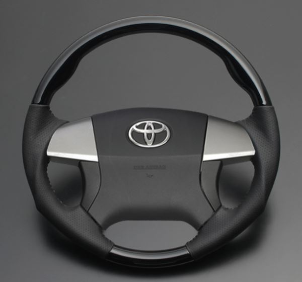 フェガーリ ヴォクシー ノア 70系 前期 ハイグレード ウッド&レザー ステアリング ガングリップ LS19-126 FEGGARI拍卖