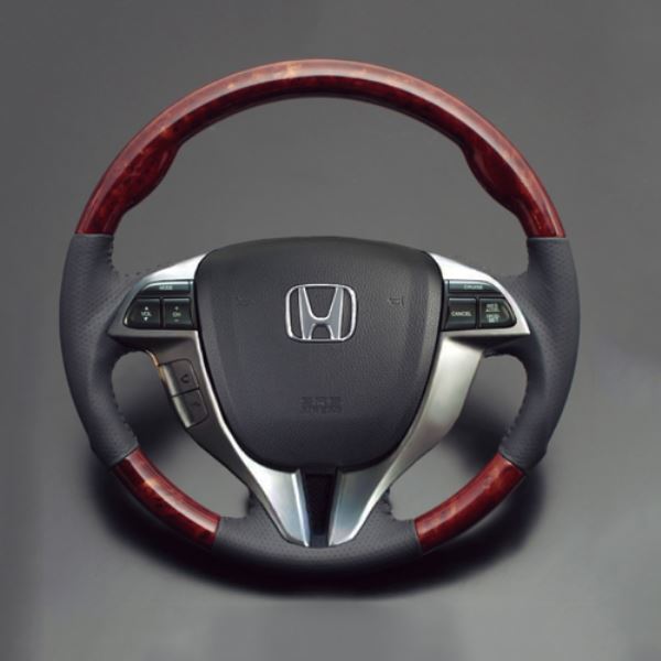 フェガーリ オデッセイ RB3 4 ハイグレード ウッド&レザーステアリング ガングリップ LS09BH FEGGARI拍卖