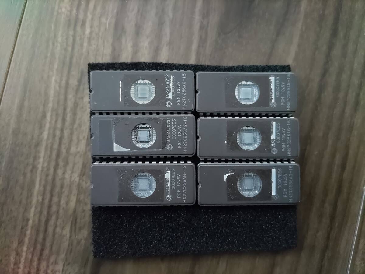 ★HN27C256AG-15 PGM 12.5V 日立 6個 セラミック★中古拍卖