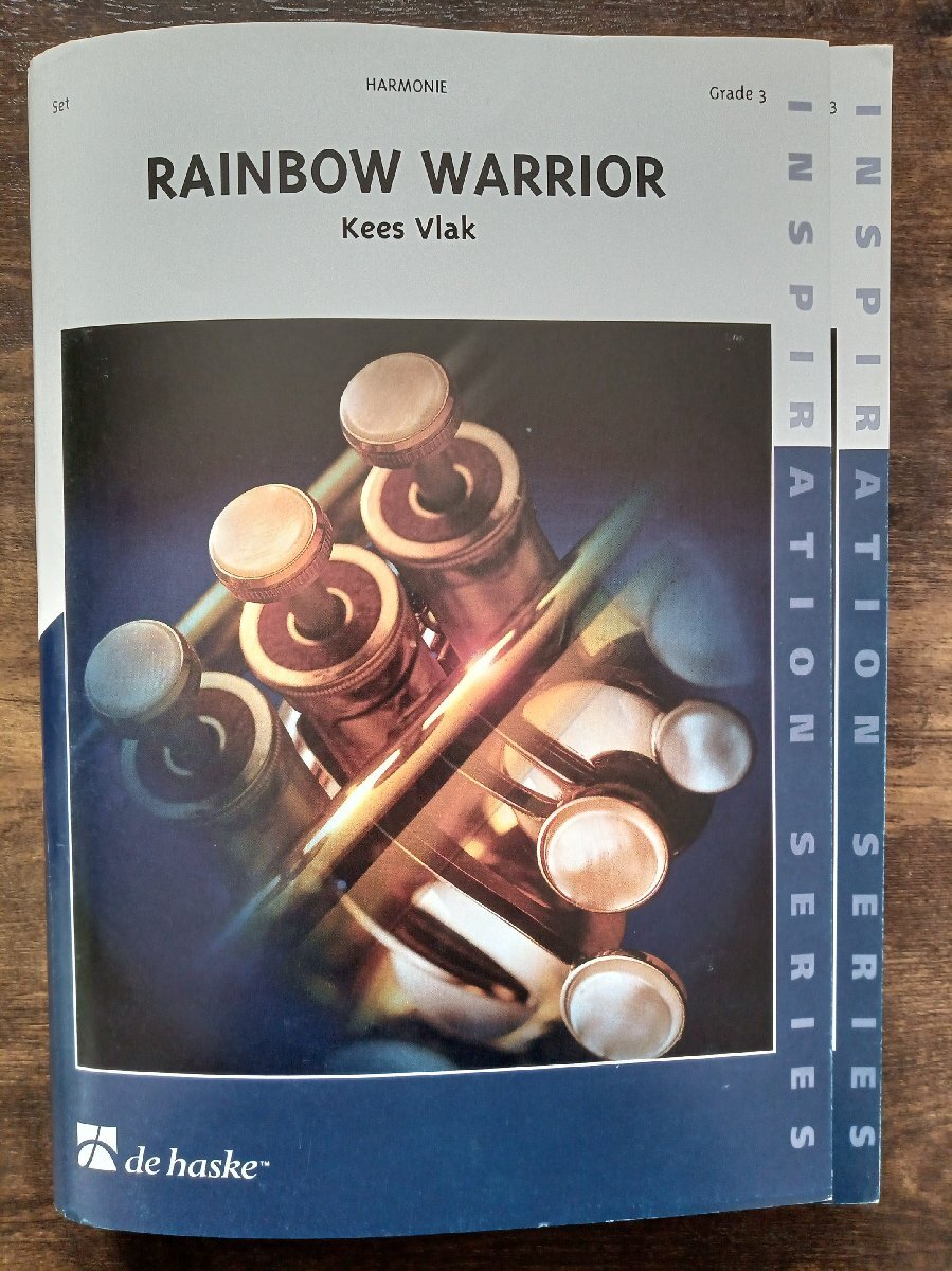送料無料 吹奏楽楽譜 ケース・フラク:虹の戦士 Rainbow Warrior 試聴可 スコア・パート譜セット拍卖