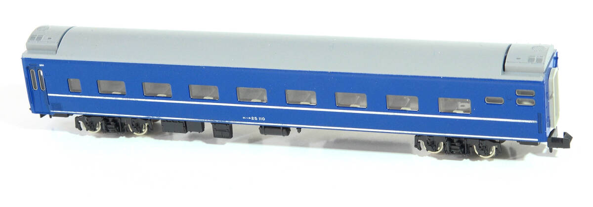 【G4JJ69】TOMIX「No.2532 オハネ25形(銀帯)」ケースなし 24系25形ブルートレイン 中古Nゲージ ジャンク トミックス拍卖