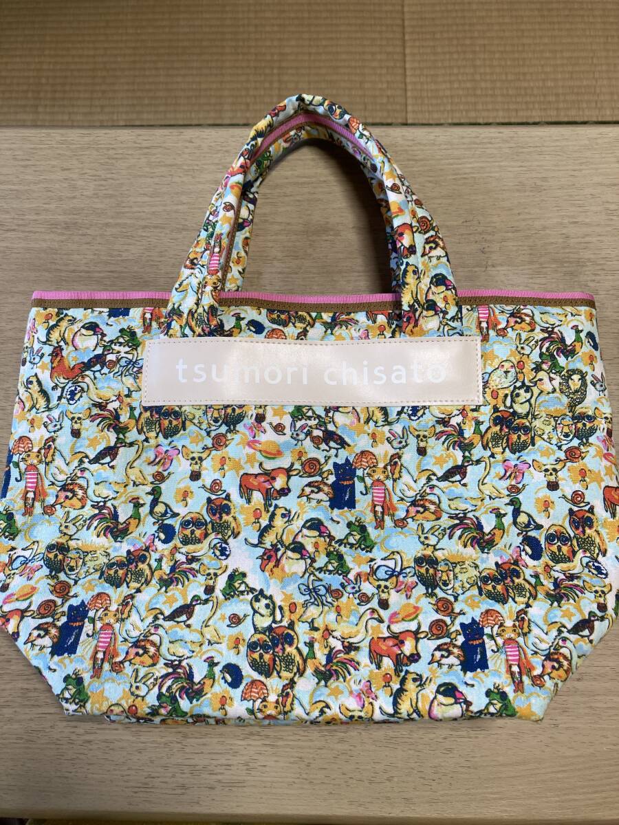ツモリチサトバッグ キャリー 森のどうぶつたち 美品拍卖