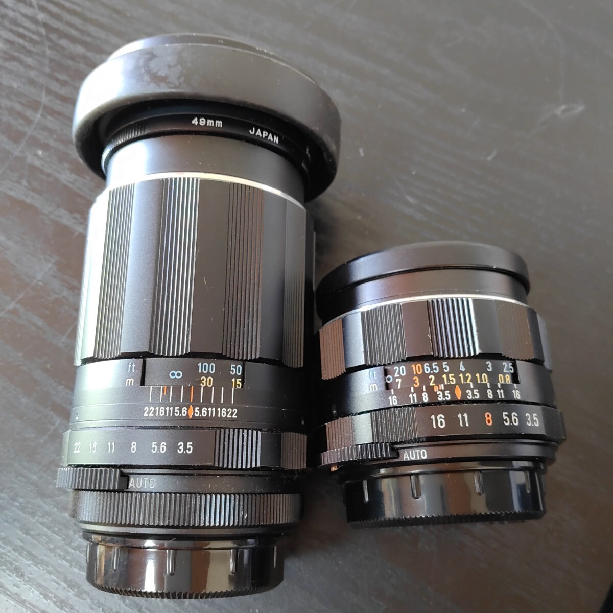 PENTAX Super-Multi-Coated TAKUMAR 135mmと28mm 2本セット 1:3.5/135・28 ASAHI カメラレンズ 中古レンズ 0114-E4-HH6拍卖