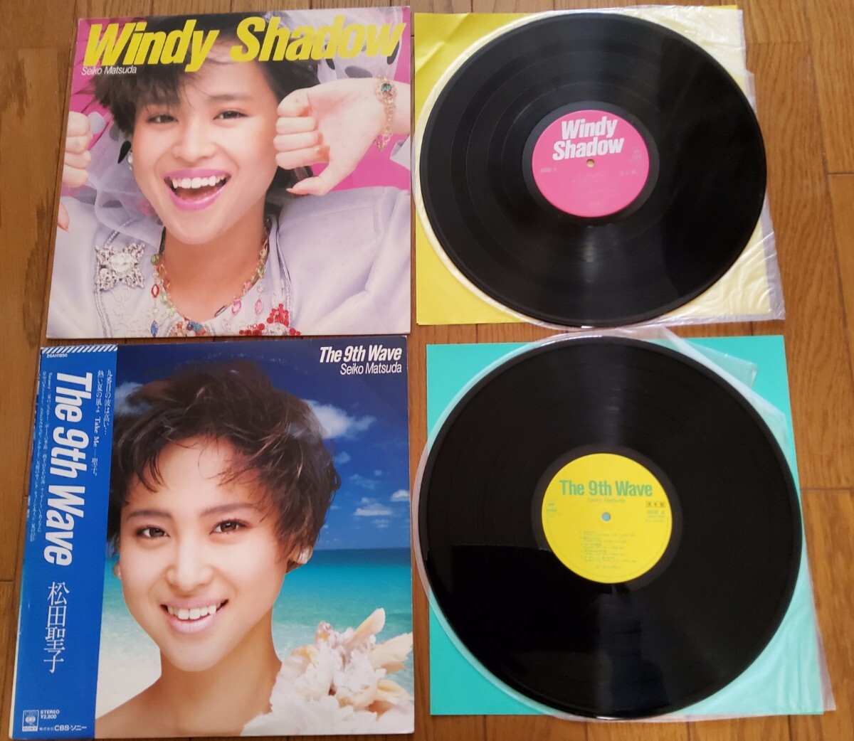 【レア見本盤】松田聖子 Winsy Shadow / The 9th Wave 尾崎亜美 松本隆 呉田軽穂 松任谷由実 プロモ 昭和歌謡 アイドル拍卖