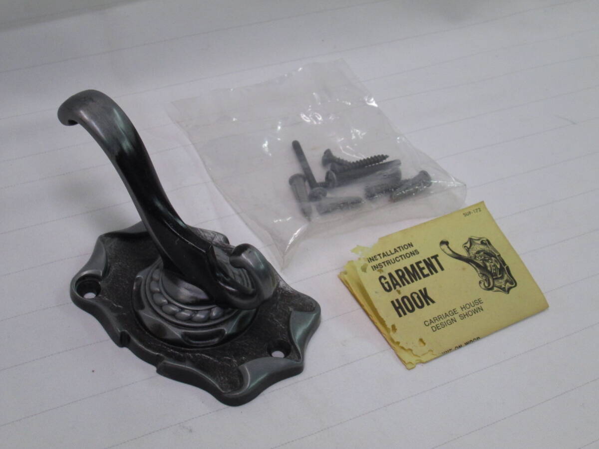 Amerock Garment Hook C-9054-AS フック アンティーク シルバー 衣類フック 衣類掛け拍卖