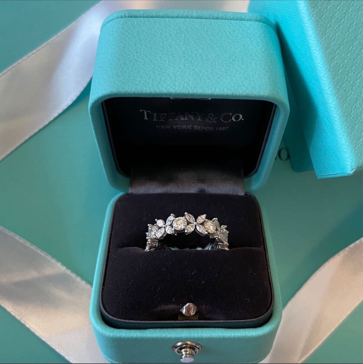 TIFFANY ティファニー ビクトリア オルタネーティング リング エタニティ VERY 滝沢眞規子 指輪 ダイヤ拍卖