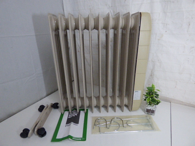 ほ500.THOMAS MD.512 10-1S オイルパネルヒーター キャスター付き 温度調節 タイマー付き 10翼拍卖