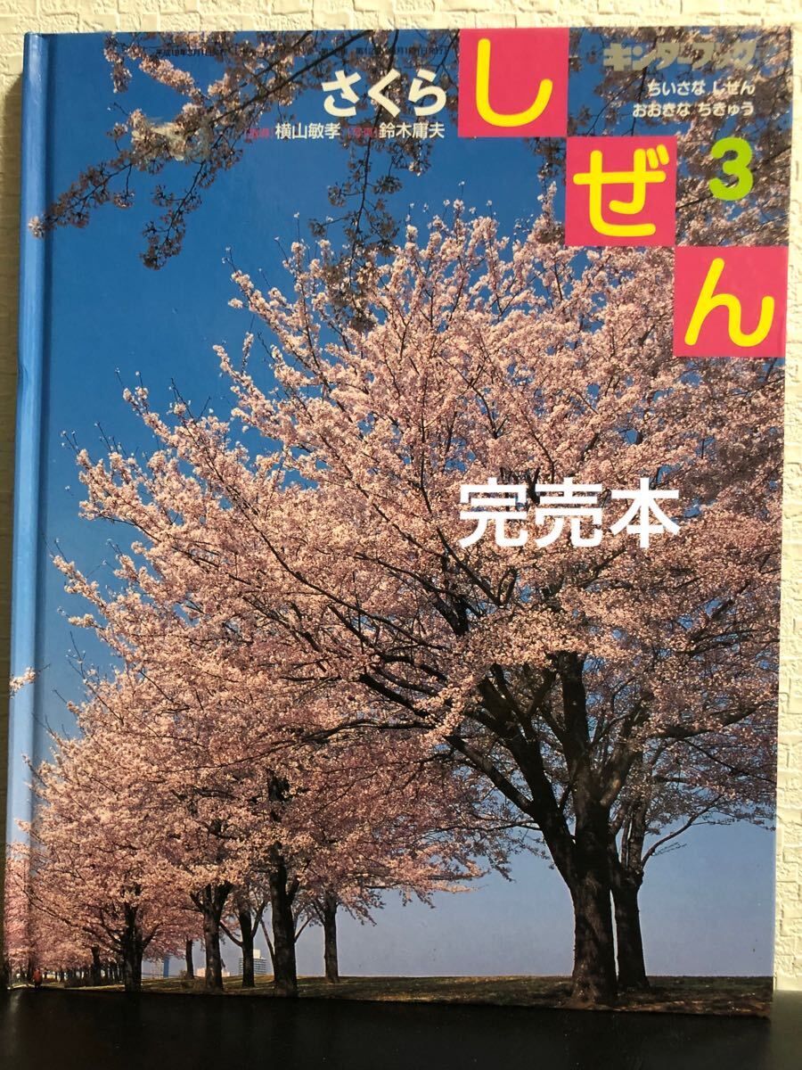 「さくら」キンダーブック しぜん フレーベル館 2007年 3月 絵本 学習絵本 植物 拍卖