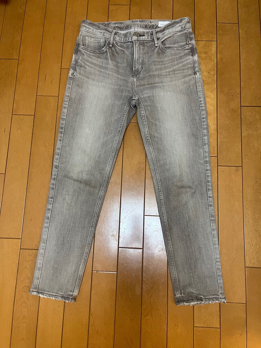 【美品】upper hights アッパーハイツ デニム 25 グレージュ拍卖
