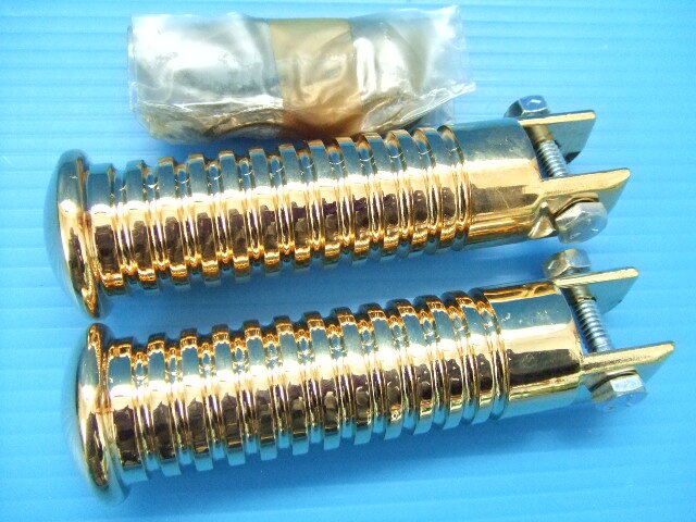 激レア 当時物 キジマ 金色 ハイウェイペグ ステップ ペグ 旧車 デイトナ BEET JMC イノウエ コーリン キタコ Z1 Z2 CB GS GT FX ゴールド拍卖