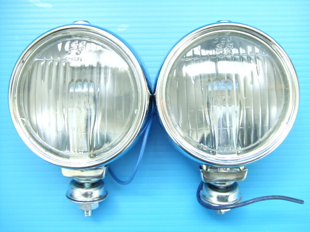 当時物 SS製 ちょんまげ付き 10cm 凸レンズ フォグランプ 旧車 丸型 丸形 昭和 ヨタハチ 高速有鉛 ホットロッド ビンテージ レトロ 新品 2拍卖
