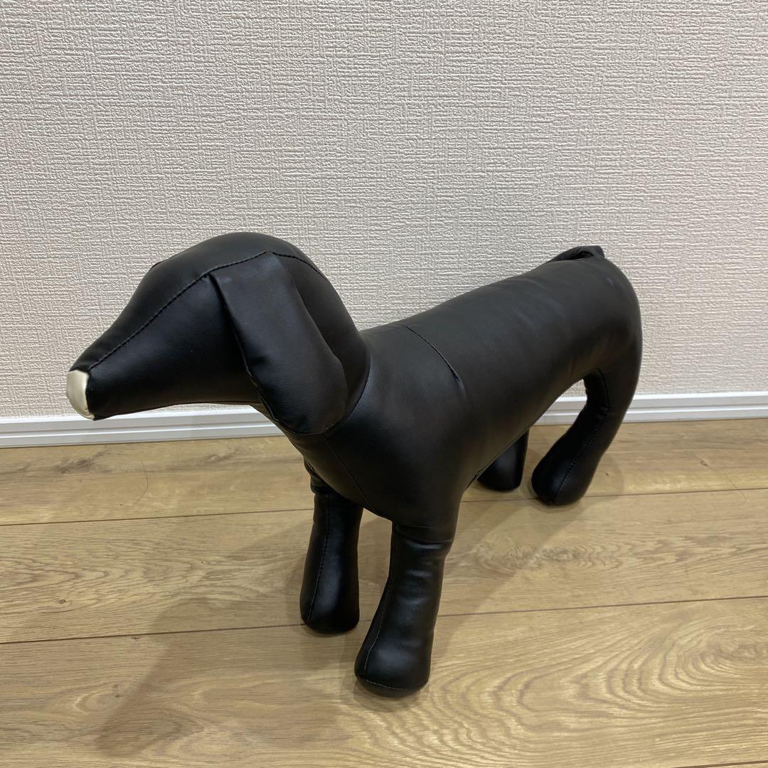 犬型トルソー ペットドール マネキン 犬 ドッグ 撮影 ディスプレイ 黒 シンプル シック 上品拍卖