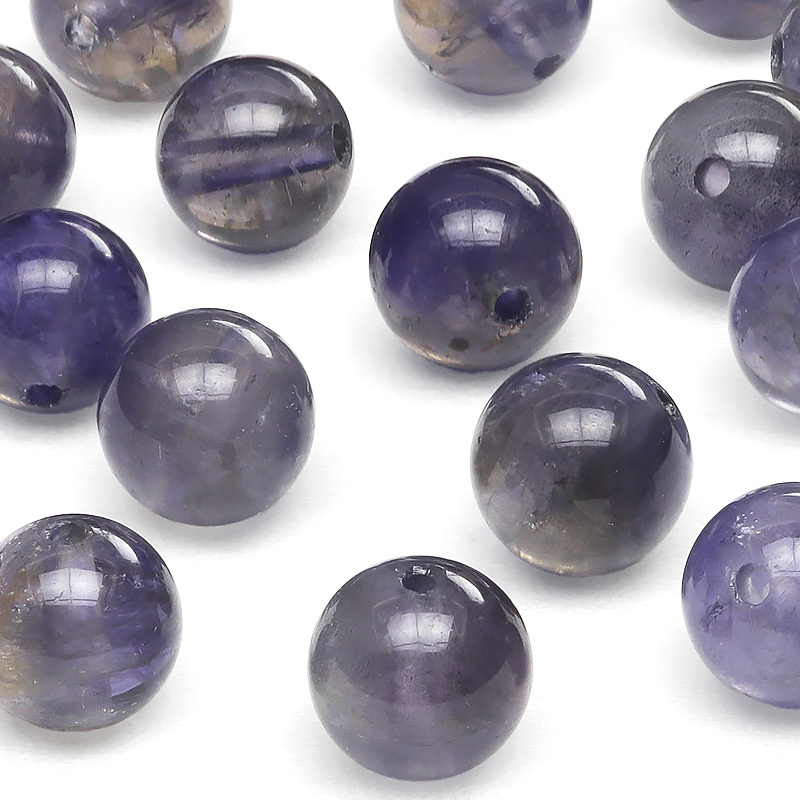 粒販売 マダガスカル産 アイオライト 丸玉 8mm【2粒販売】 / X321 AI8M拍卖