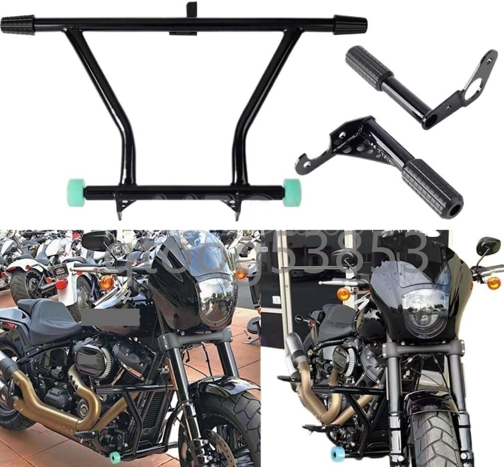 オートバイ保護フレーム オートバイクラッシュバープロテクターハーレー用ソフテイル用ファット用ストリート用ボブ用低ライダー用FLHC用FLS拍卖